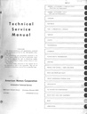 1965 AMC Rambler American Shop Repair Maintenance Technical Service Manual