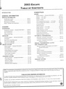 2003 Ford Escape Original OEM Factory Shop Service Workshop Repair Manual