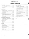 2003 Ford Escape Original OEM Factory Shop Service Workshop Repair Manual