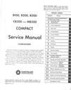 1974 Dodge Sportsman/Tradesman/Compact Full-Size Van B100-B300 CB300 MB300 Shop Repair Service Manual
