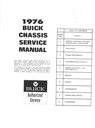 1976 Buick Factory Repair Maintenance Shop Chassis Service Manual All Series