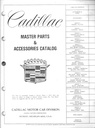 1967-1972 Cadillac Master Parts & Accessories Catalog