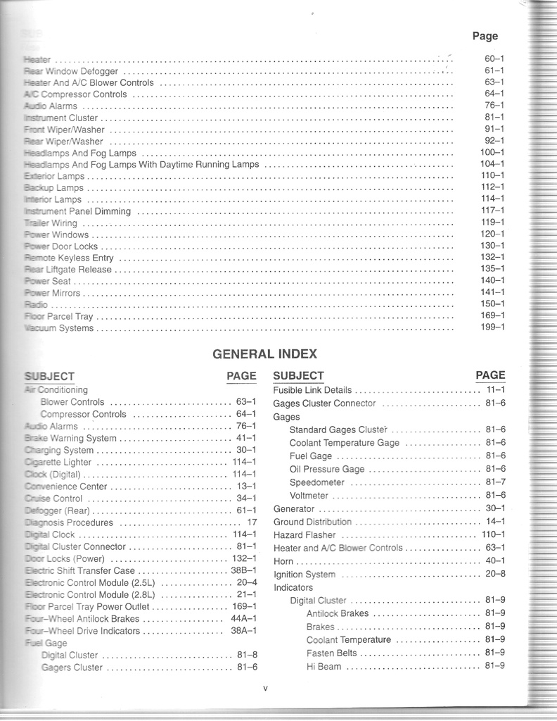 1993 GMC S/T S-10 Sonoma Jimmy Electrical Diagrams and Diagnosis Manual