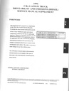 1994 Chevrolet/GMC Diesel C/K (Pickup Suburban Blazer), G-Van, and P3 Chassis  Driveability, Emissions, and Diagnosis Tune-up Manual