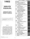 1982 Chevrolet Medium Duty Truck Series 40-60 C5 C6 C7 Shop Maintenance Repair Service Manual