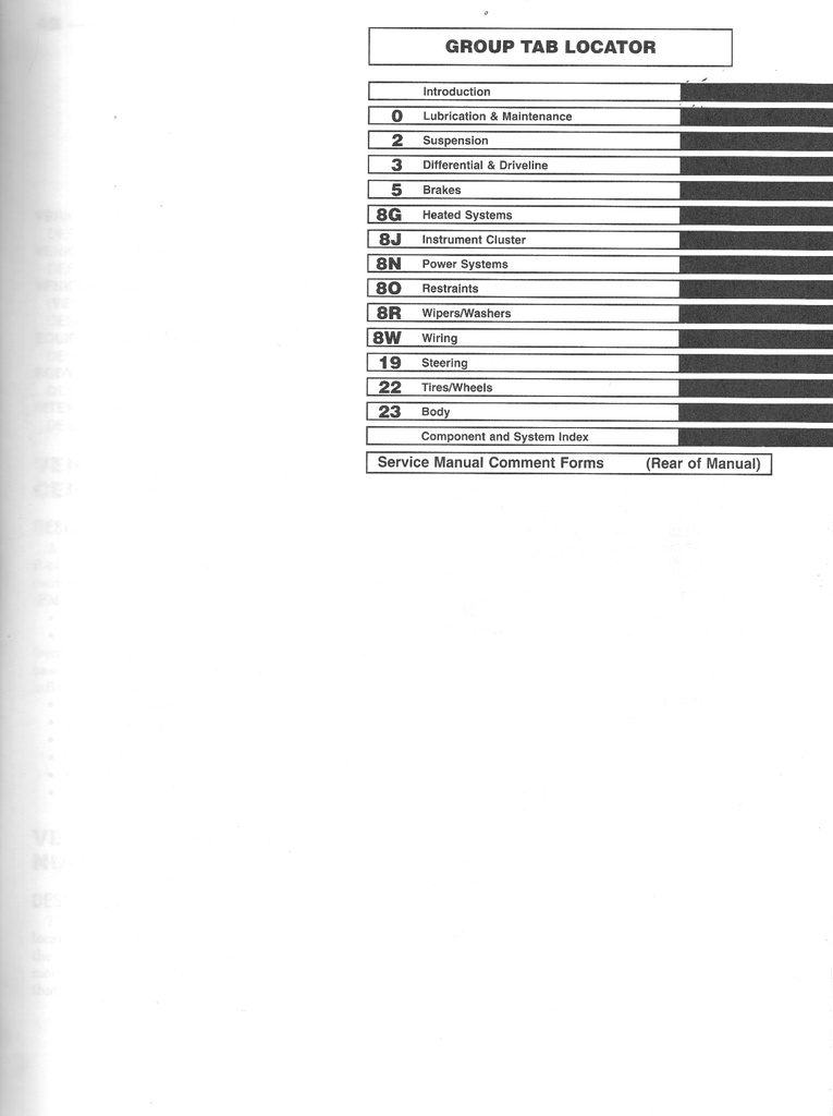 2003 Dodge RAM Full-Size Van/Wagon Shop Repair Diagnostic Service Manuals 4 Vol. Set