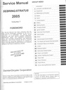 2005 Chrysler Sebring Coupe & Dodge Stratus Coupe Service Shop Repair Manual Complete 4 Vol. Set