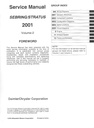 2001 Chrysler Sebring Coupe & Dodge Stratus Coupe Service Shop Repair Manual Complete 4 Vol. Set