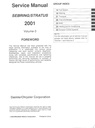 2001 Chrysler Sebring Coupe & Dodge Stratus Coupe Service Shop Repair Manual Complete 4 Vol. Set