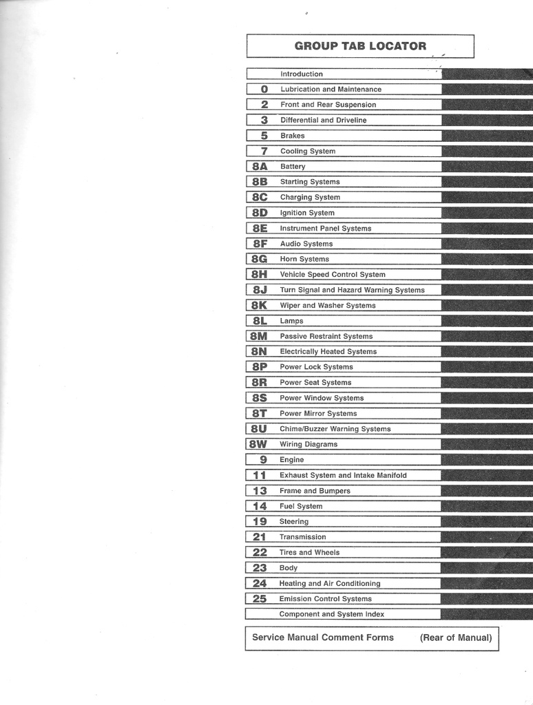 1997 Dodge RAM Full-Size Van/Wagon Shop Maintenance Repair Service Manual