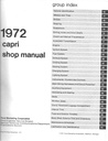 1972 Mercury Capri Factory OEM Shop Repair Maintenance Service Manual