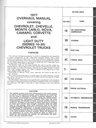 1977 Chevrolet Passenger Cars & Light Truck 10-30 Series Unit Repair (Overhaul) Manual