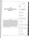 1979 Chevrolet Passenger Cars & Light Truck 10-35 Series Unit Repair (Overhaul) Manual