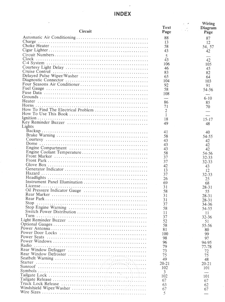 1979 Chevrolet Malibu Monte Carlo El Camino Electrical Troubleshooting Manual