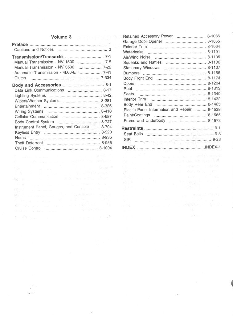 2000 Chevrolet/GMC/Oldsmobile Light Duty S/T Truck: S-10, Xtreme, Sonoma Pickup; Blazer, Jimmy, Envoy, Bravada SUVs Shop Repair Service Manual 3 Vol Set