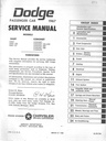 1967 Dodge Dart Coronet Charger Shop Maintenance Repair Service Manual