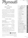 1966 1967 Plymouth Barracuda Signet Valiant Belvedere Fury Satellite GTX Shop Maintenance Repair Service Manual