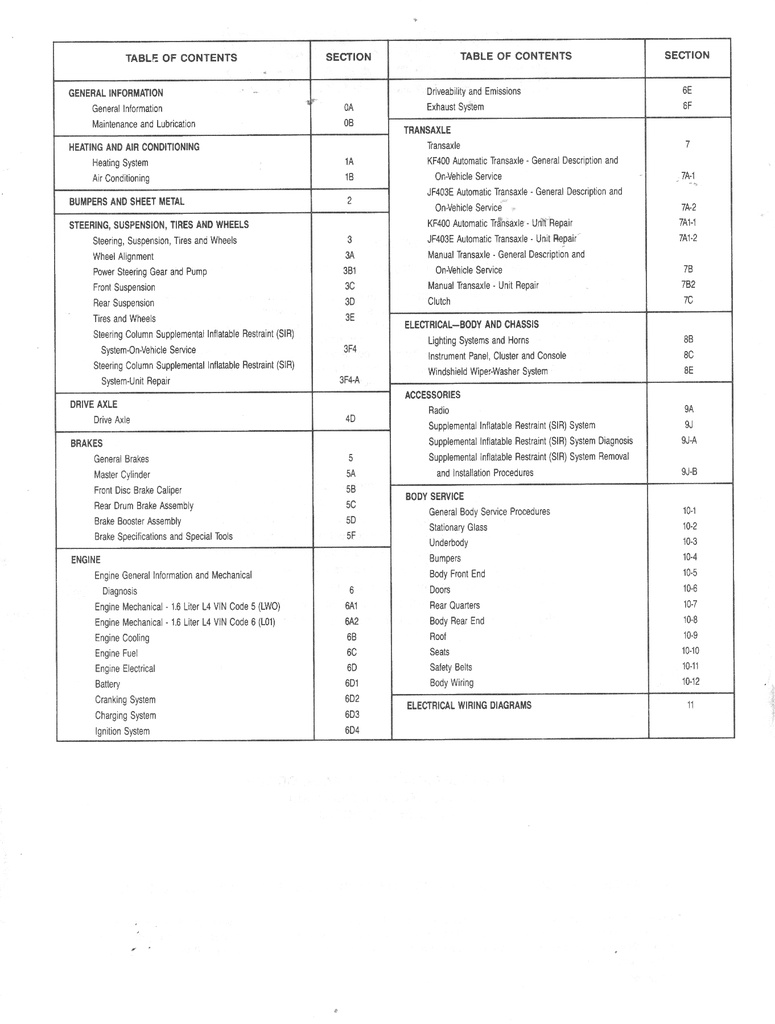 1990 Geo Storm Shop Repair Maintenance Service Manual + Electrical Diagnosis Supplement+Driveability & Emissions Supplement