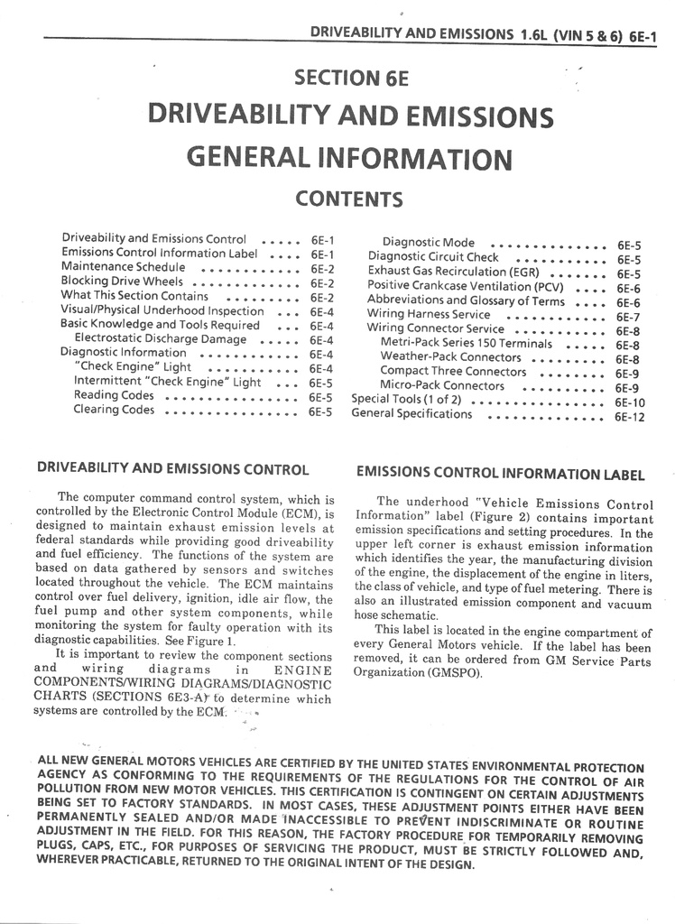 1990 Geo Storm Shop Repair Maintenance Service Manual + Electrical Diagnosis Supplement+Driveability & Emissions Supplement