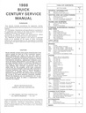 1988 Buick Century OEM Shop Service Repair Manual