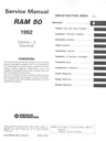1992 Dodge RAM 50 Pickup Truck Shop Maintenance Repair Service Manual Set