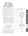 1993 Buick Le Sabre Park Avenue OEM Shop Service Repair Manual