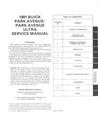 1991 Buick Park Avenue & Park Avenue Ultra OEM Shop Service Repair Manual Set