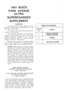 1991 Buick Park Avenue & Park Avenue Ultra OEM Shop Service Repair Manual Set
