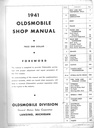 1941 Oldsmobile 6 and 8 Full Line Factory OEM Shop Service Repair Manual