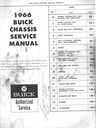 1966 Buick Factory Repair Maintenance Shop Chassis Service Manual Wildcat Skylark Special Riviera LeSabre Electra