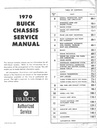 1970 Buick Factory Repair Maintenance Shop Chassis Service Manual Wildcat Skylark GS GS455 Riviera LeSabre Electra Estate Wagon