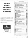 1972 Buick Factory Repair Maintenance Shop Chassis Service Manual Skylark GSX Riviera LeSabre Centurion Electra Estate Wagon
