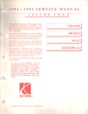 1991 1992 1993 Saturn OEM Shop Service Repair Maintenance Manual Full 3 Volume Set