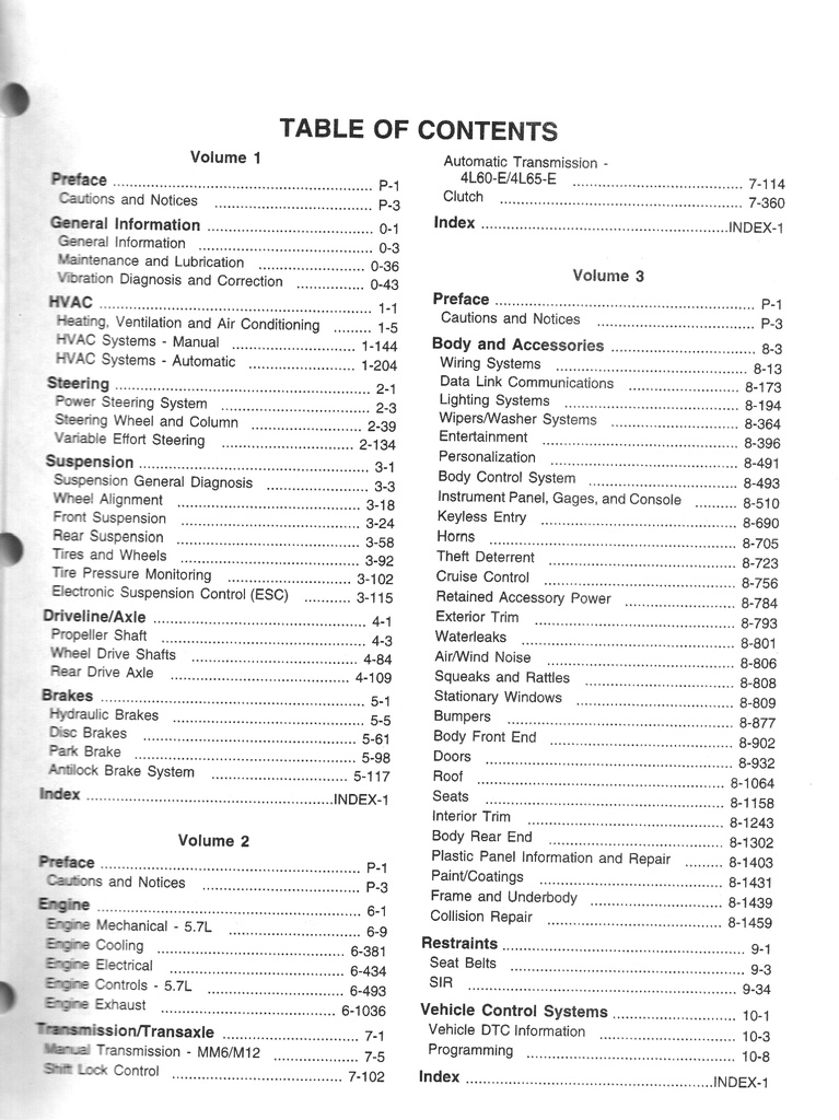 2003 Chevrolet Corvette Repair Shop Maintenance Service Manual Complete 3 Vol. Set