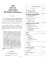 1981 Buick Skylark Factory Repair Maintenance Shop Chassis & Body Service Manual