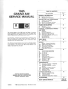 1985 Pontiac Grand Am Factory OEM Repair Shop Service Manual