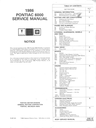 1986 Pontiac 6000 Factory OEM Repair Shop Service Manual