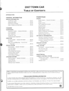 2007 Ford Lincoln Town Car Original OEM Factory Shop Repair Service Workshop Manual 