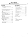 2010 Ford Focus Original OEM Factory Shop Service Repair Workshop Manual