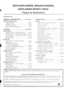 2010 Ford Explorer, Sport Trac and Mercury Mountaineer Original OEM Factory Shop Service Workshop Manual Set