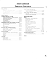 2004 Ford Ranger Workshop Service Manual