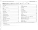 2015 Ford Fusion Hybrid, Fusion Energi & Lincoln MKZ Hybrid Electrical Wiring Diagrams Manual