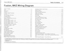 2019 Ford Fusion, Lincoln MKZ Electrical Wiring Diagrams Manual