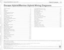 2007 Ford Escape Hybrid, Mercury Mariner Hybrid Electrical Wiring Diagrams Manual