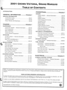 2001 Ford Crown Victoria, Mercury Grand Marquis Factory Service Manual Set