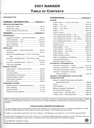 2001 Ford Ranger Factory Service Manual Set 