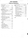 2001 Ford Ranger Factory Service Manual Set 