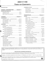 2001 Ford F-150 Pickup Factory Service Workshop Manual Set