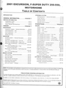 2001 Ford Excursion, F-Super Duty, F-250, F-350, F-450, F-550, Motorhome Chassis Factory Service Workshop Manual Set
