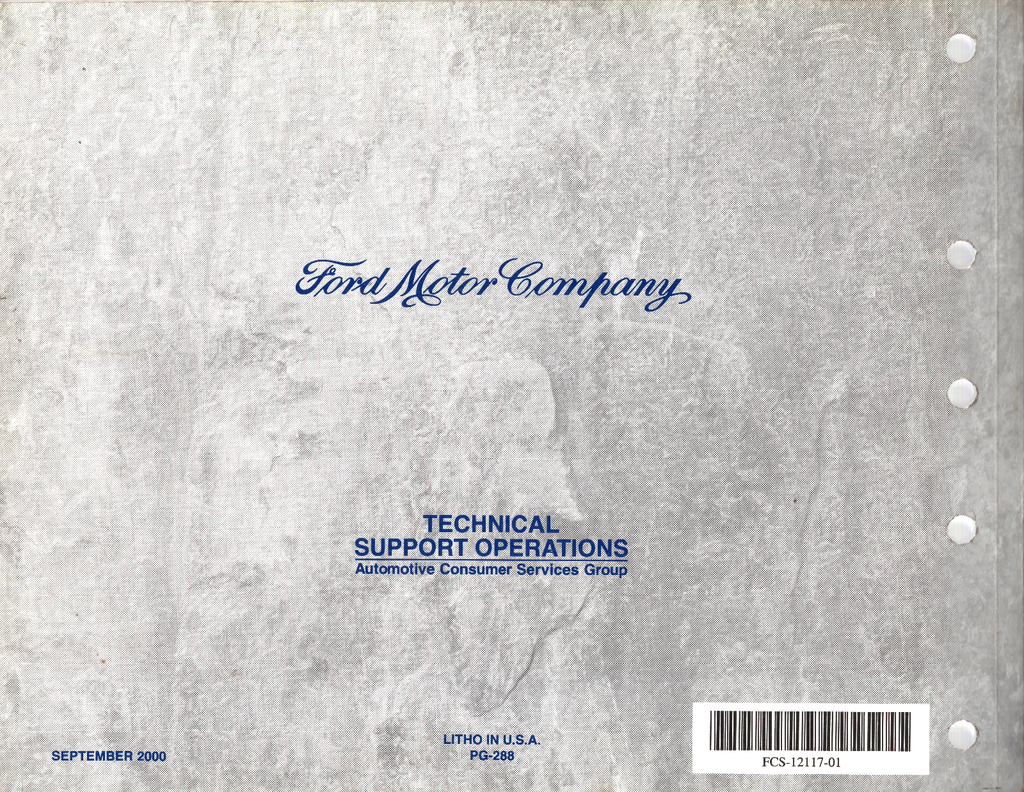 2001 Ford Escort Factory Electrical Wiring Diagrams Manual